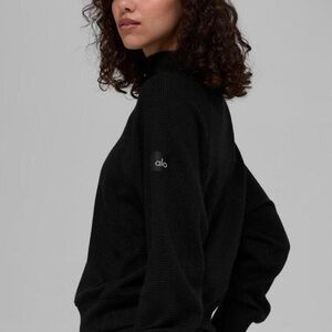 ALO Yoga waffle knit mockneck